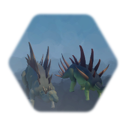 Stegosaurus and Kentrosaurus