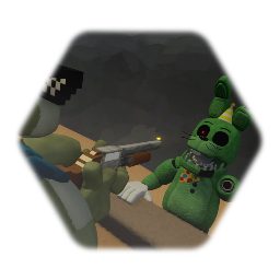 Withered Zombie Jimbo Model | FNaF OC