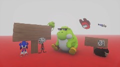 BIG Yoshi kidnaps a KID