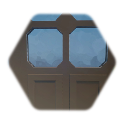 Realistic Wood Door