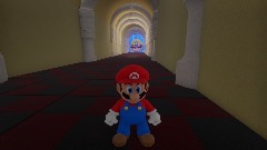 Wario apparition but mario is god speed