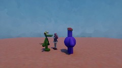 Sakura and Maxwell kicks King Croc in the Nards