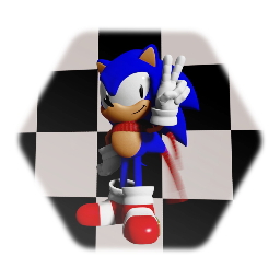 Sonic And The Lost Paradox - Sonic Model V2