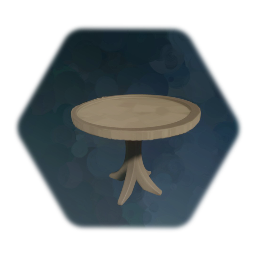 Round Wooden Table