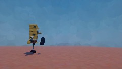 Spongebob beats up King Pig