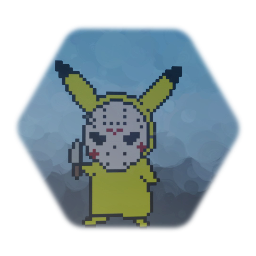 Pikachu Friday The 13th Pixel Art