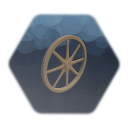 Wooden Wagon Wheel