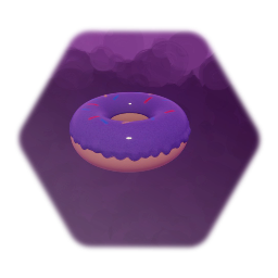 Purple doughnut