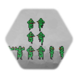 Metal Gear Soldier Sprites (Ghost Babel)