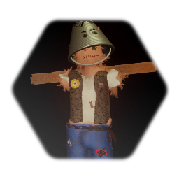 POLLEN Character: Bucket the Scarecrow