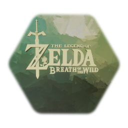 Zelda Breath of the Wild logo (Loading Screen Silhouette)