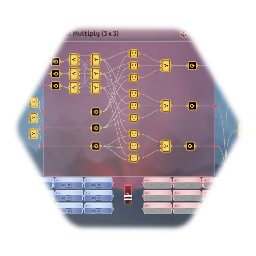 Matrix Multiply (3 x 3) | Dot Product Calculation