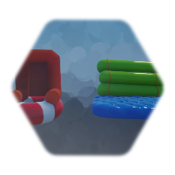 Spongebob couch/Sofa and chair |  NOT MINE