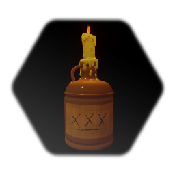 Unexciting Candle in a Bottle - Pirate Cove