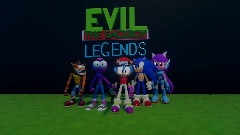 Evil the sackboy legends title screen