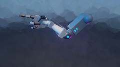 Cyborg retro Arm element, animation demo