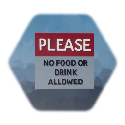 No Food Sign