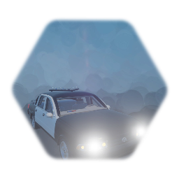 Drivable Marked Police Car