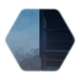 Captain's Wall Hung Three Stacked Shelf