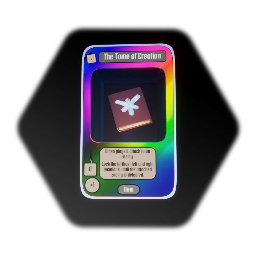 DREAM FIGHTERS - Tome of Creation (Item Card Concept)