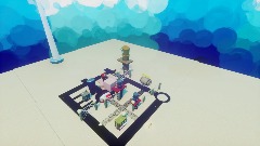 Downtown bikini bottom