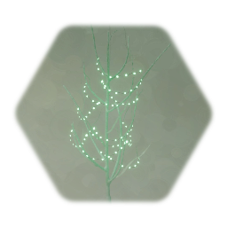 Lit Frosted Branches