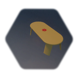 Plastic Table 1 Yellow
