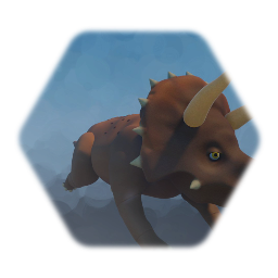 Running Triceratops