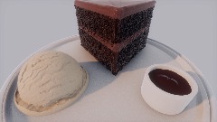 Chocolate fudge cake