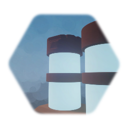 Glowing Sci-Fi Fuel Cells