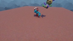 Looey loves floating in the air :]