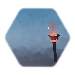 Burning torch