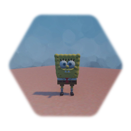 SpongeBob but he has no hands