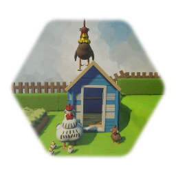 Chickadé, Chikiriken, Roosken, Henken