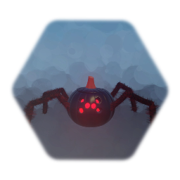 Spider pumpkin