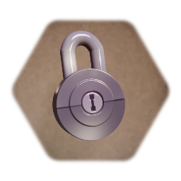 Small Silver Padlock