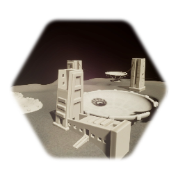 Luna Radio Telescope & Parts #CUAJ Template - Space