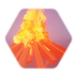 Small campfire