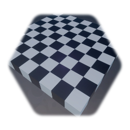 Chão xadrez branco e preto 9x9