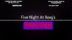 Five Night At Roxy Pyro Illusion [ Trailer 2rd] ps4