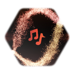 Looping Megalovania the purple dance behind the man's coffin