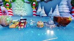 GrievFlintSpongBrunchSandKidaRick-(Santa's Snowglobe)