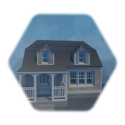 Dutch Colonial Dormer Bungalow  House