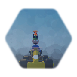Neiltoons and Pizza tony Meta runner racing Kart