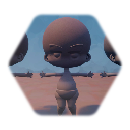 Chibitized body sculpt make into Puppet