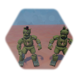 Fred trap and springtrap props