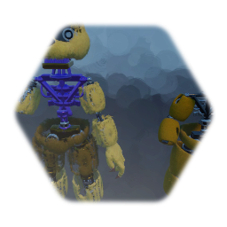 Scrap Fredbear and Scrap Spring Bonnie