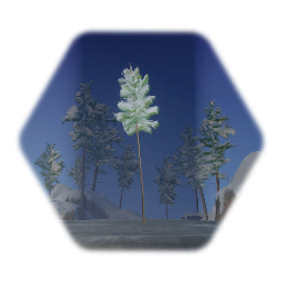 Snowy Spruce (Far Background) Var. 2