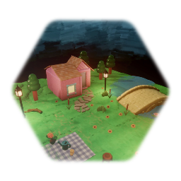 Pintinho e seu jardim