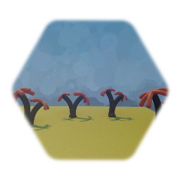 BFBB Jellyfish fields trees - 4 PACK